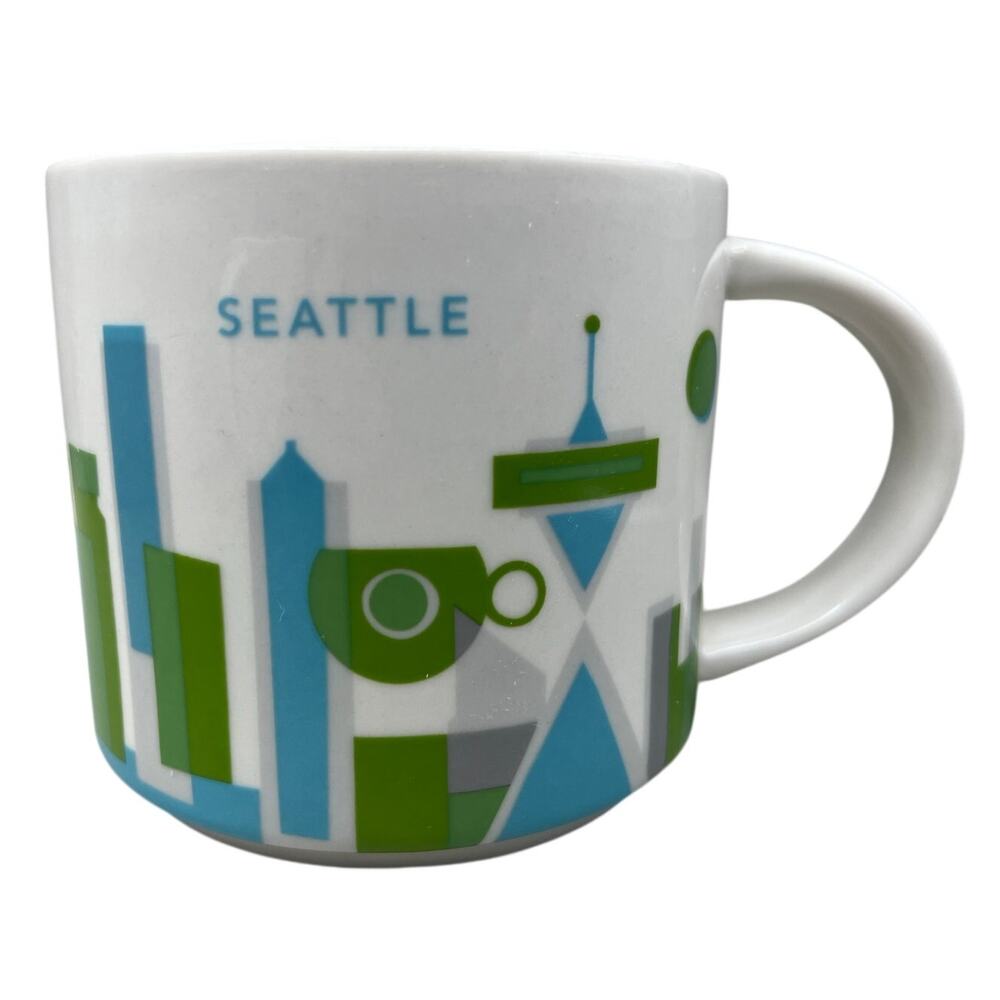 Starbucks Seattle You Are Here YAH Series 2 oz Espresso Cup Mug Ornament 2013